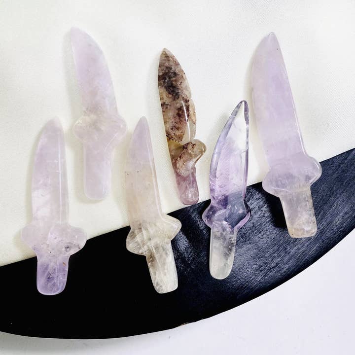 Rock Paradise - Wholesale Spiritual stone/crystal - Crystal Gemstone Knife Spiritual Stone Cabochons5