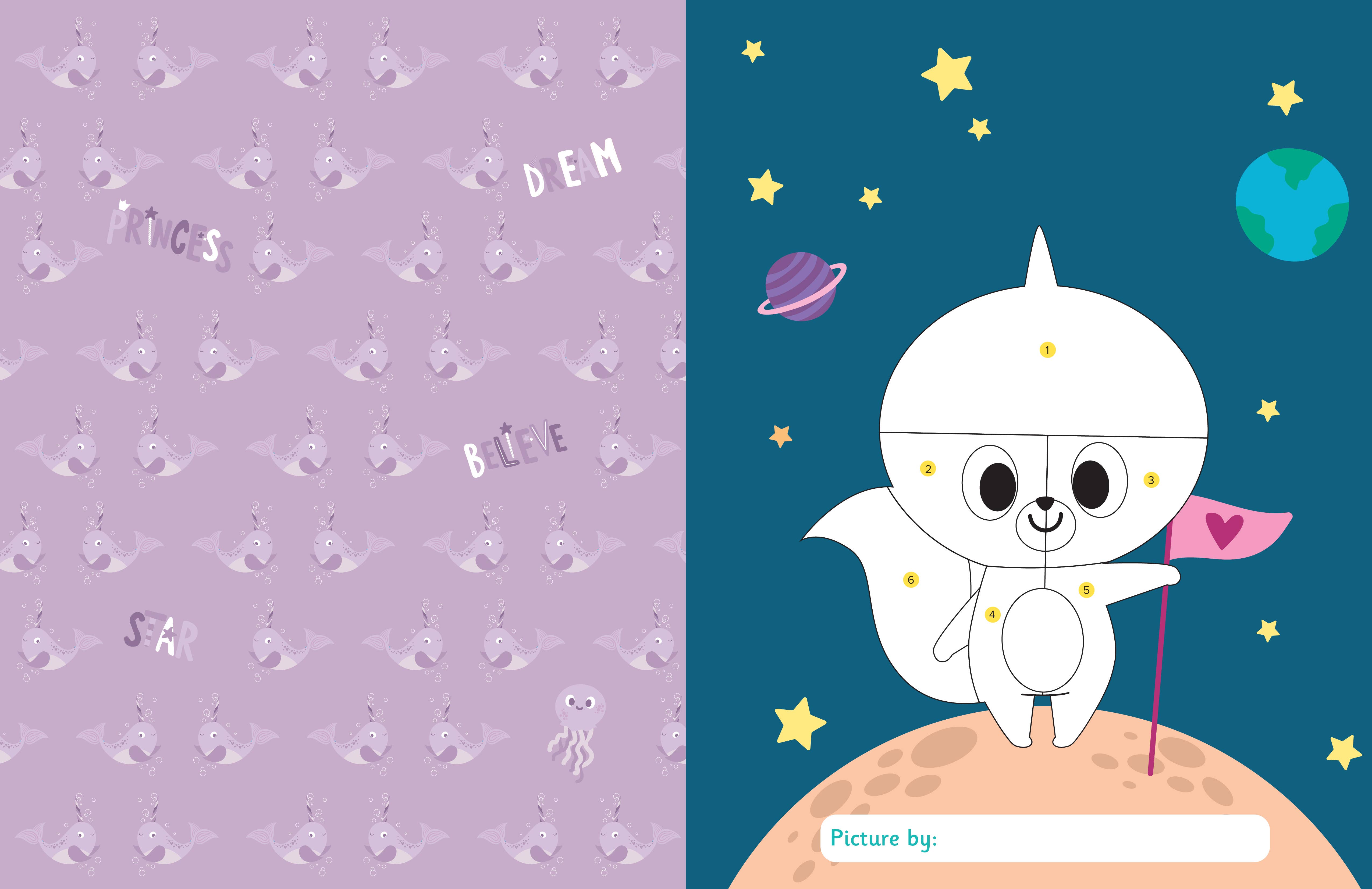 Sourcebooks - Wholesale Sticker - Kids & Baby - My First Sticker By Numbers: Magical Creatures2