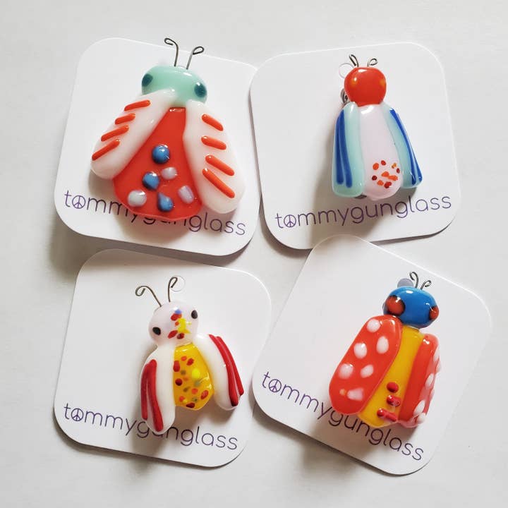 TommyGunGlass - Wholesale Brooch - Funky Bugs Brooch Pins