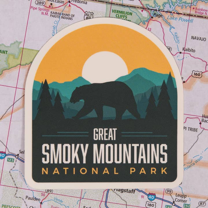 Adesivo do Parque Nacional Great Smoky Mountains por atacado de Vagabond Heart