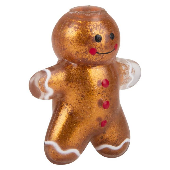 La Luna Bella - Toys - Wholesale Squishy Toy - Kids & Baby - 2.25" SQUISH STICKY GINGERBREAD MAN LLB Christmas