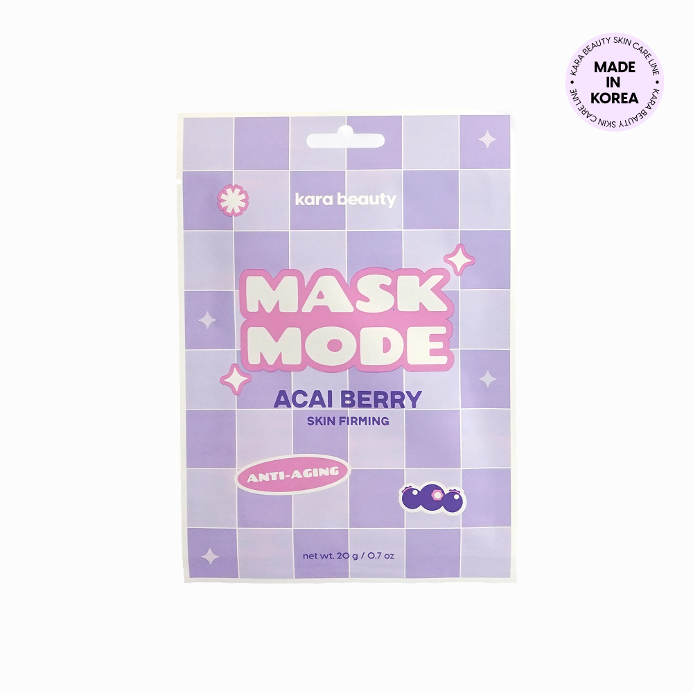 Kara Beauty – wholesale Skincare face mask – Mask Mode Sheet Mask (10 pack) - Acai Berry0