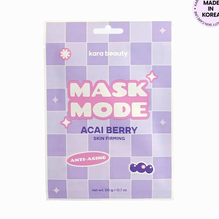 Kara Beauty – wholesale Skincare face mask – Mask Mode Sheet Mask (10 pack) - Acai Berry0