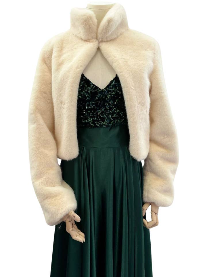 red Synthetic Hair Bolero V001-1 for wholesale on Faire4