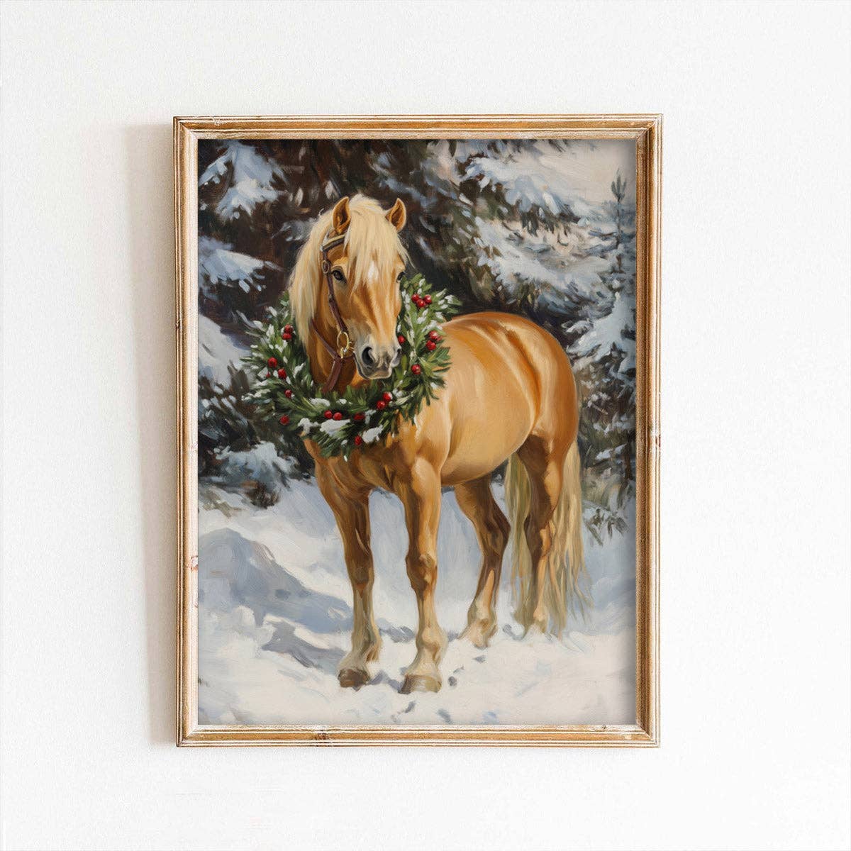 Paper House Print Shop - Wholesale Art Print - Mare in the Snow Art Print0