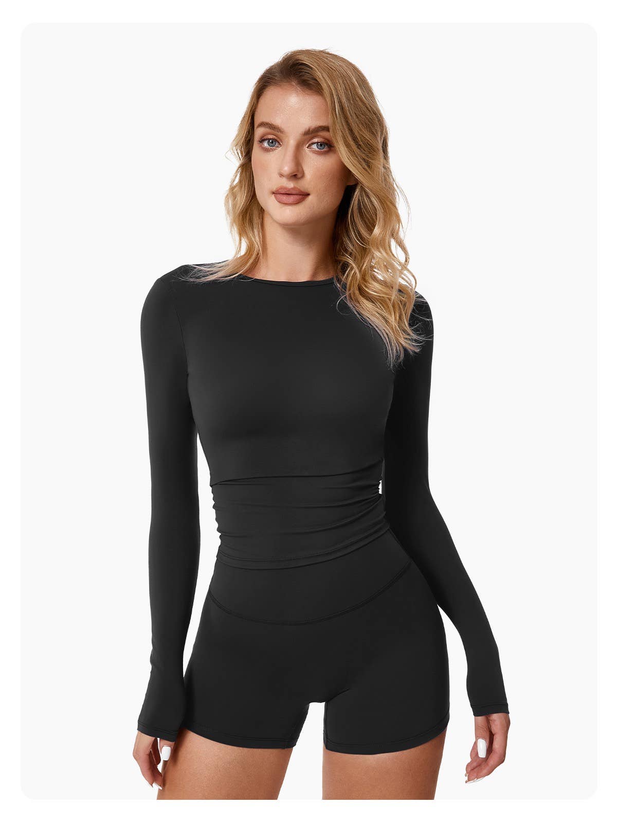 Mantra Active - Wholesale Athletic Top - Women's - Abigail Buttery Soft Crew Neck Long Sleeve Active Top15