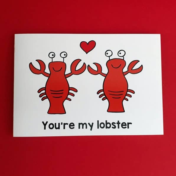 You're My Lobster Card for wholesale by Penguin Parade