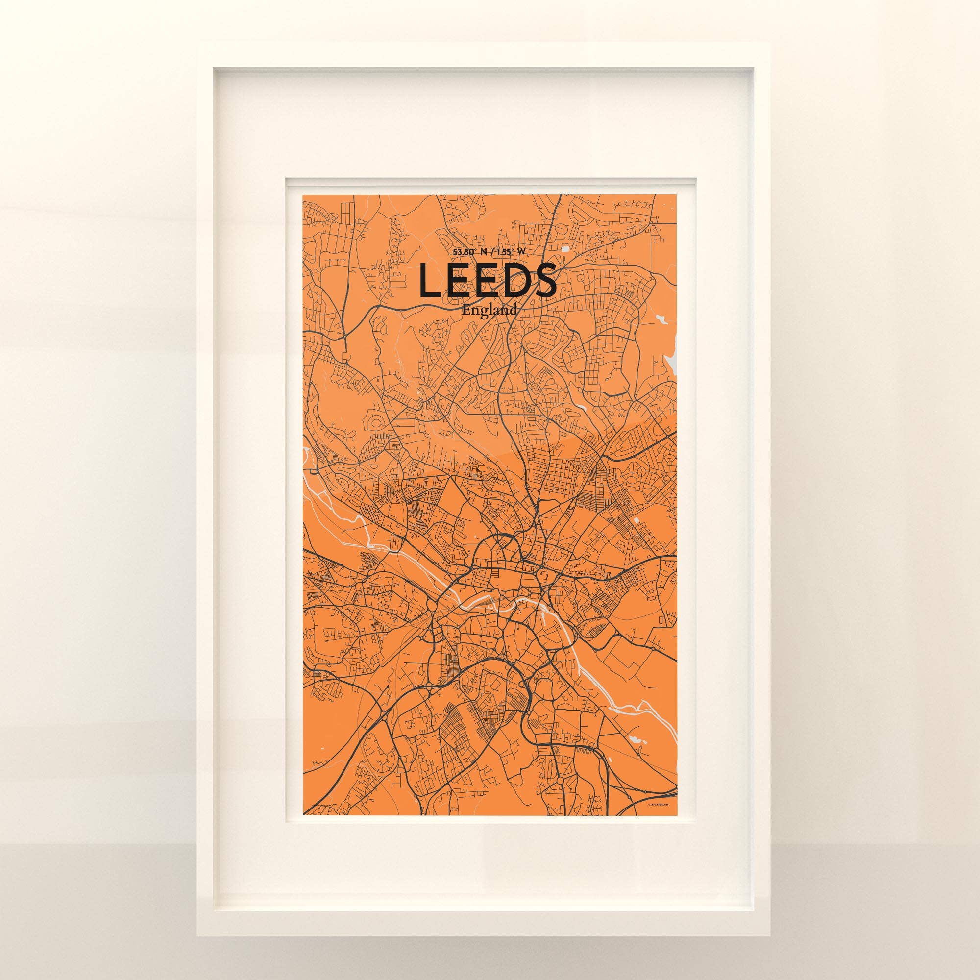 OurPoster.com – wholesale Poster – Leeds karta affisch149
