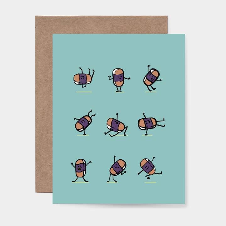 Grußkarte mit Spam-Musubi-Muster für den Großhandel von Bring Aloha