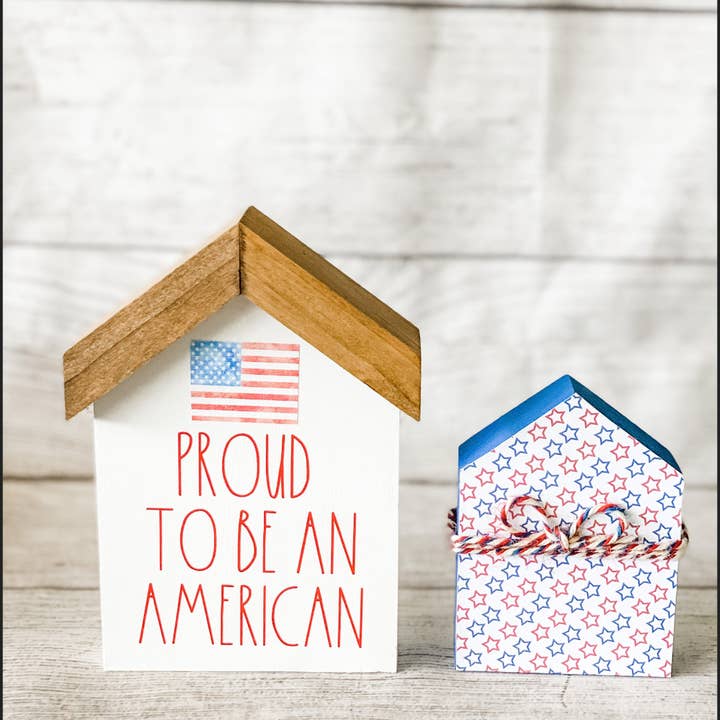 Patriotisk husuppsättning för wholesale av Crafted Hive Culture