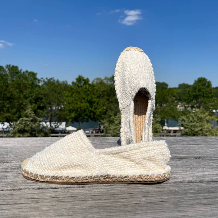 Krama Heritage - Wholesale Flats - Women's - The Natural Ivory Espadrilles4