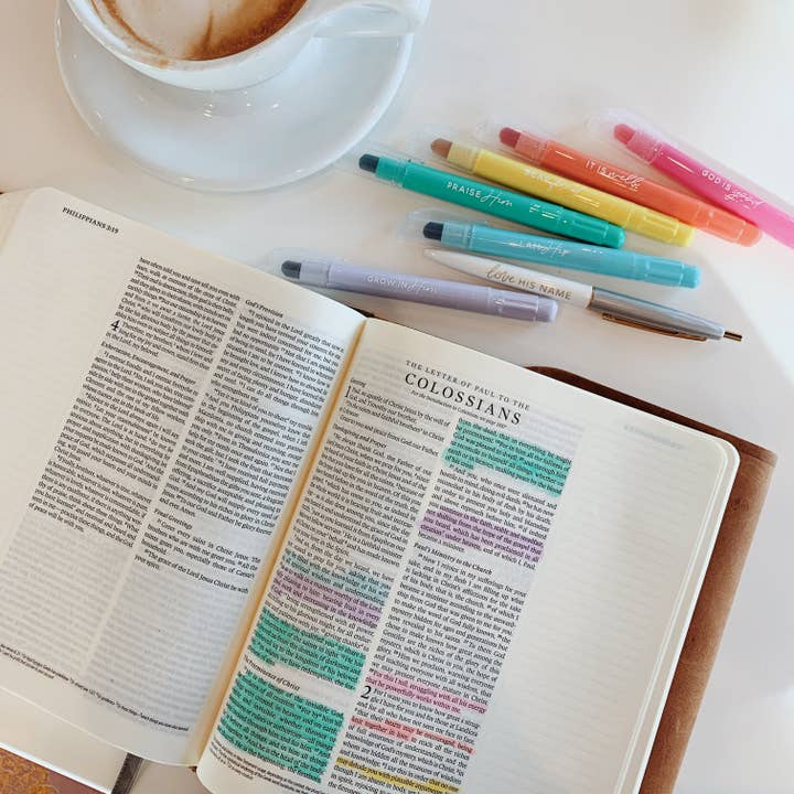 The Daily Grace Co - Vente Surligneurs - Set de surligneur de Bible Pastel1