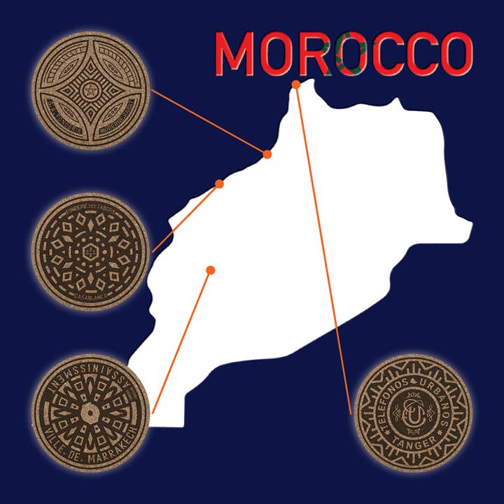 Manhole Cover Coasters Morocco and other Purchase Wholesale pantofole. Free Returns & Net 60 Terms on Faire trending on Faire.