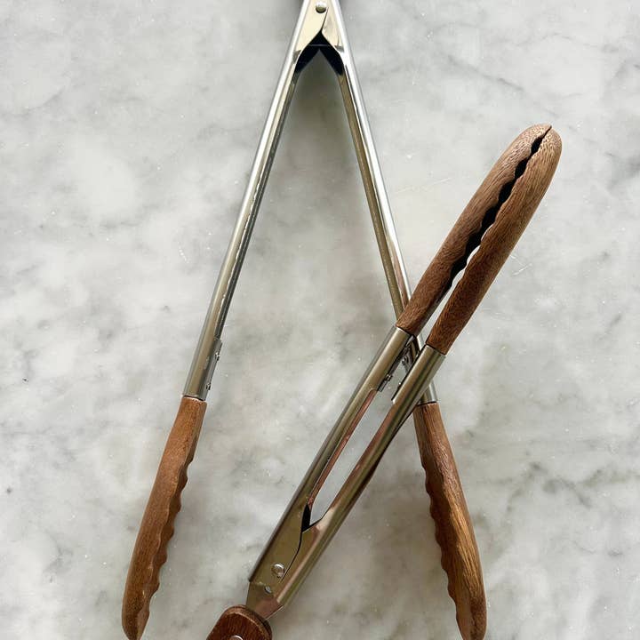 Acacia Wood Tongs, Set of 2 for wholesale by Busa Designs