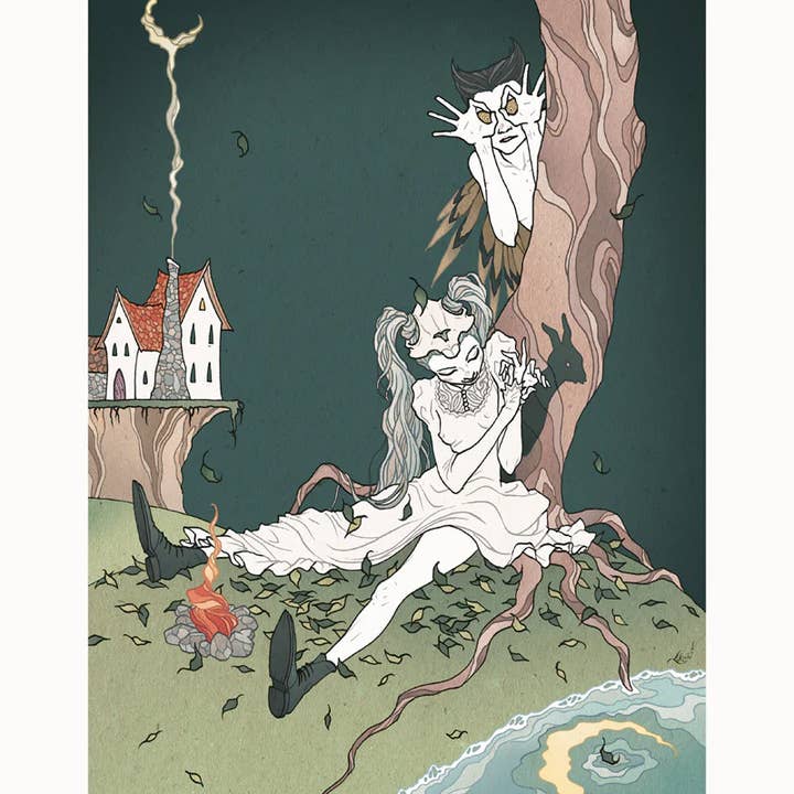 Hop! - Wholesale Art Print - Print March Night by Lucrèce1