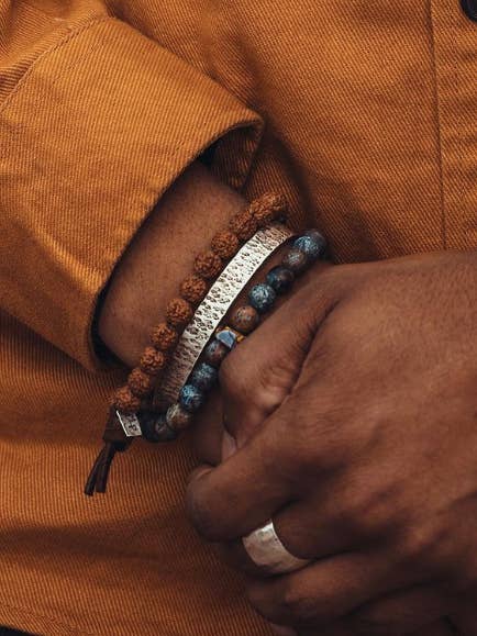 Men's Textured Cuff for wholesale by CLP Jewelry