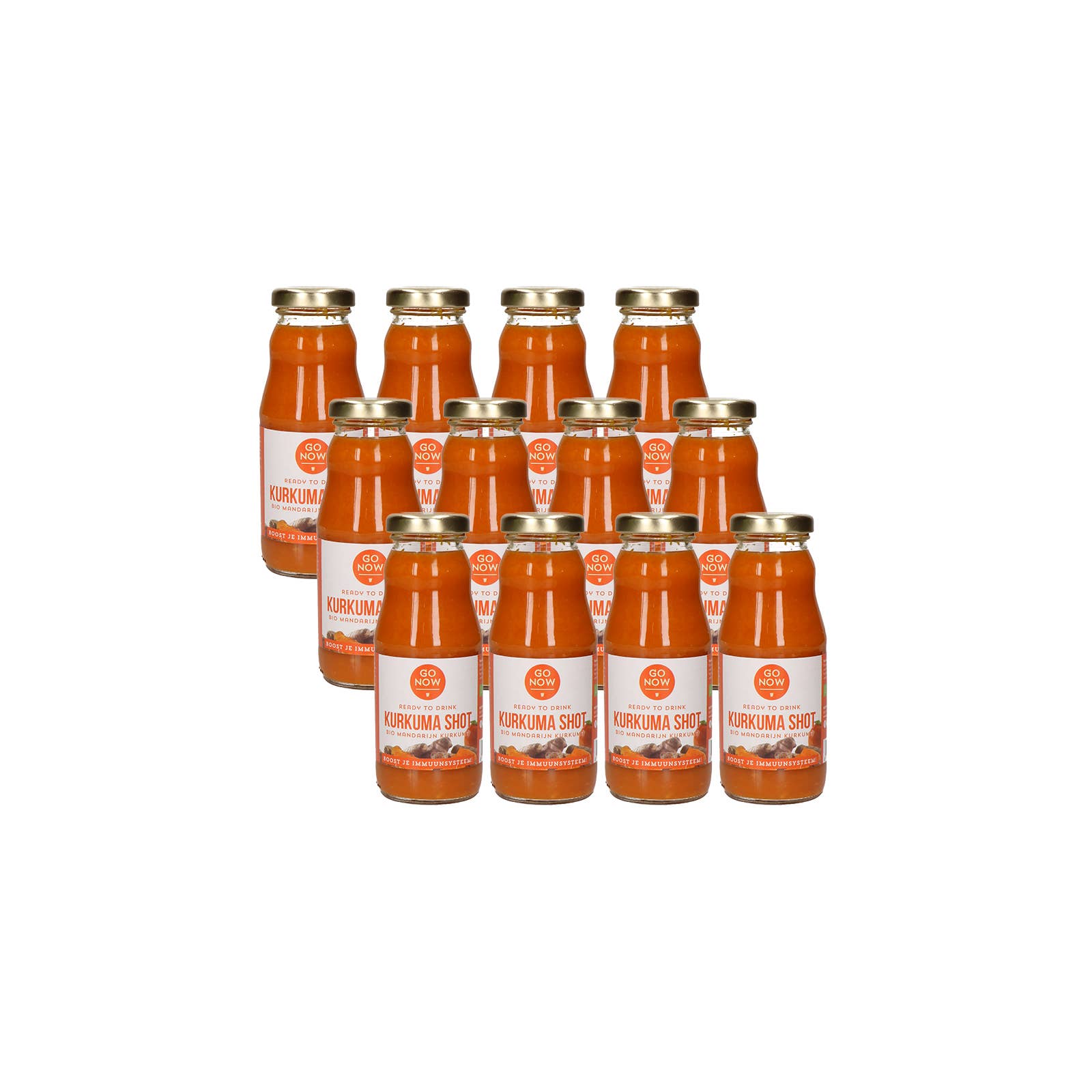 Go Now - Wholesale Gezondheidsap/tonic - Mandarijn-kurkuma shot 200 ml | Kurkuma sap3
