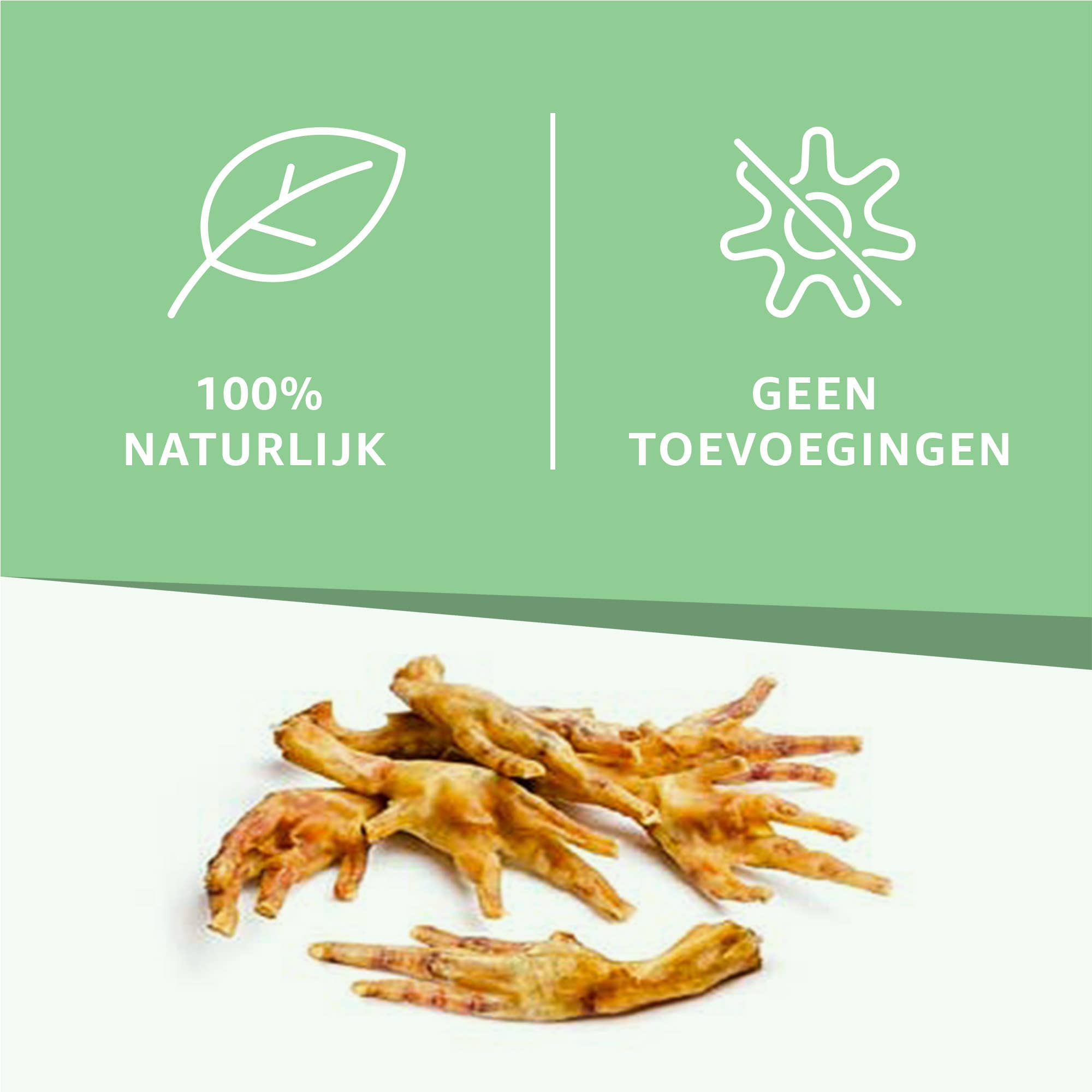 Woef Woef Snacks - Wholesale Pet Treats - Dog - Kippenpoten1