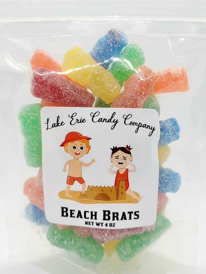 Beach Brats for wholesale by Lake Erie Candy Company