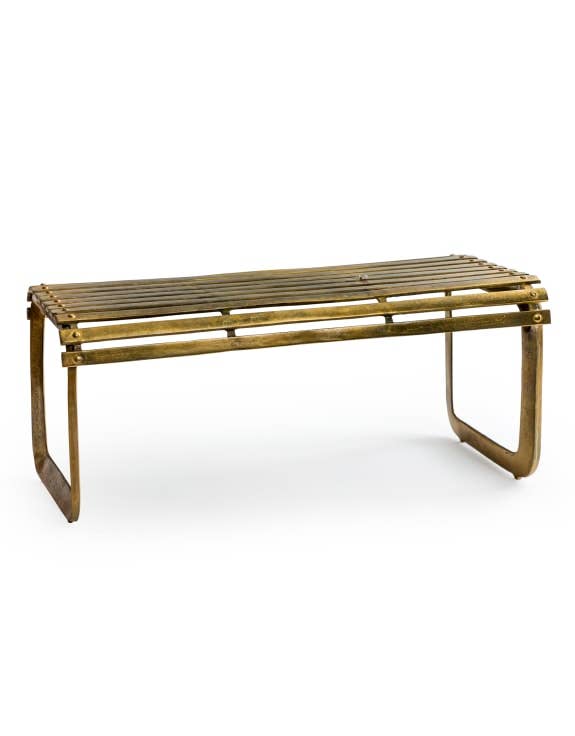 McGowan & Rutherford Ltd - Wholesale Bench - Aluminium Antique Gold Bench
