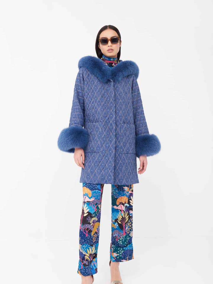 CANNES SEMI-LONG PADDED COAT - for wholesale by Cyrana