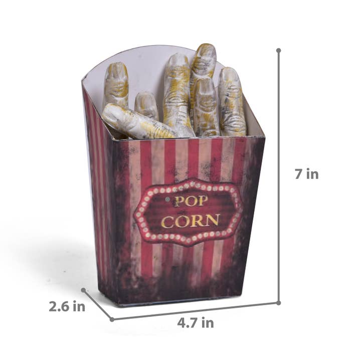 Fun Little Toys - Wholesale Decal - Party Decorations - Halloween Popcorn Bucket Finger Indoor Decorations1