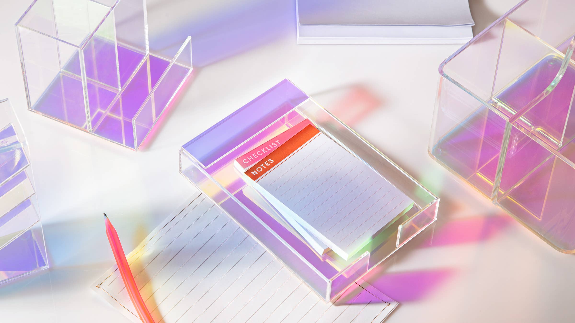 HITOTOKI by KING JIM - Wholesale Desk Organizer - Lumillia Acrylic Desk Organizer30