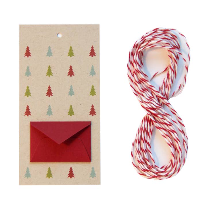 Étiquettes cadeaux Pine Trees pour la vente par Lemon Drop Papers, Inc.