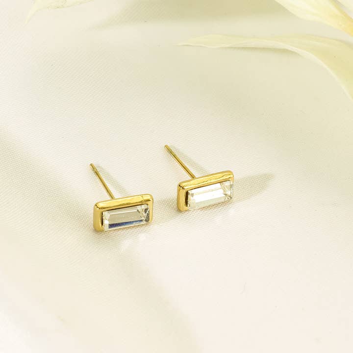 stainless steel stud earrings - BO100267OR for wholesale by Kapyco