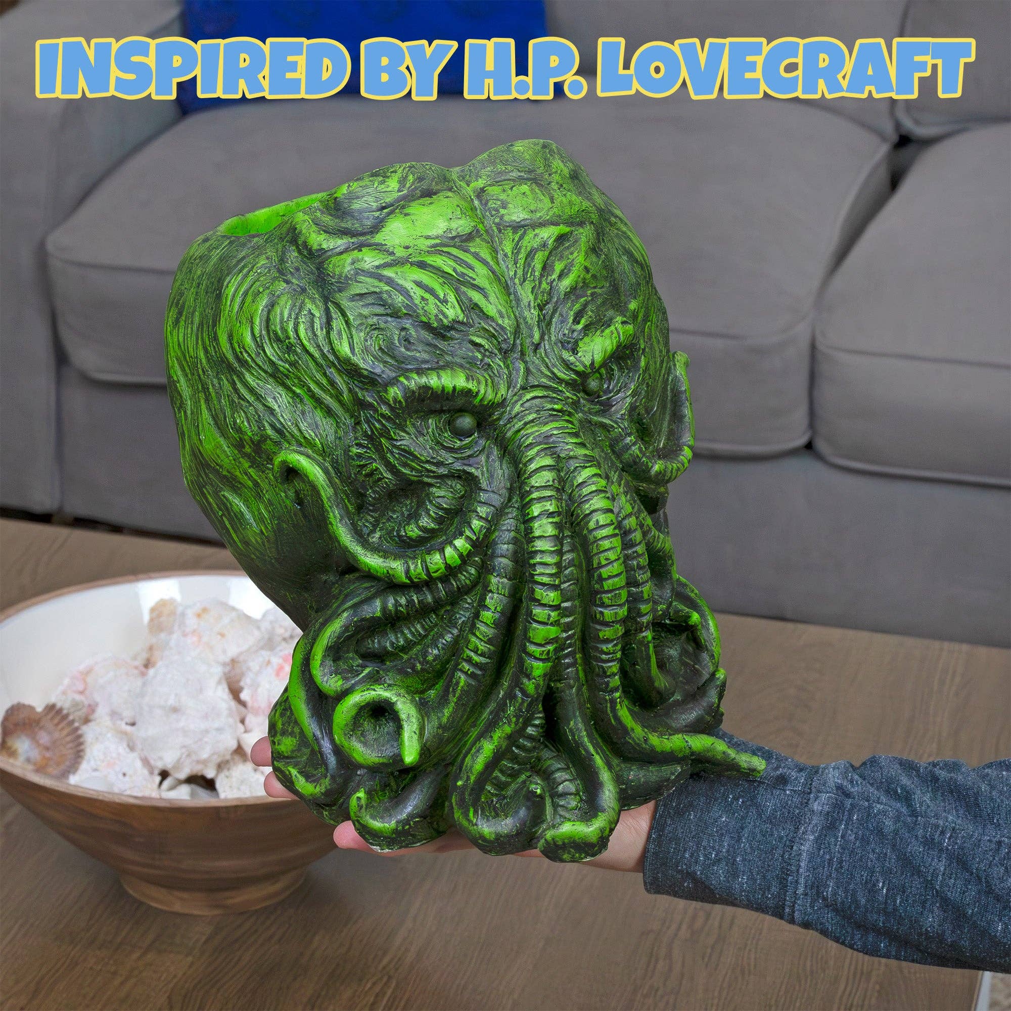 Kurated Korner – wholesale Plant pot – Toy Vault Cthulhu Resin Planter Pot16