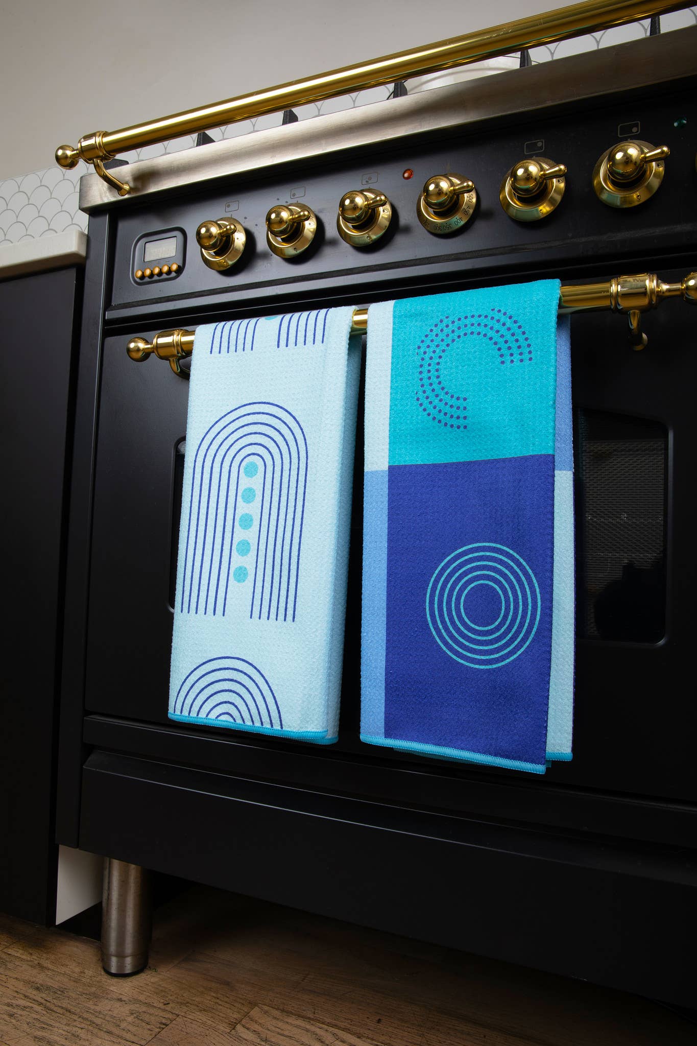 Harmony Haven Tea Towels - Vendita all'ingrosso Strofinacci - Arc Line | Asciugamano da cucina reversibile Soft Touch – Mode3