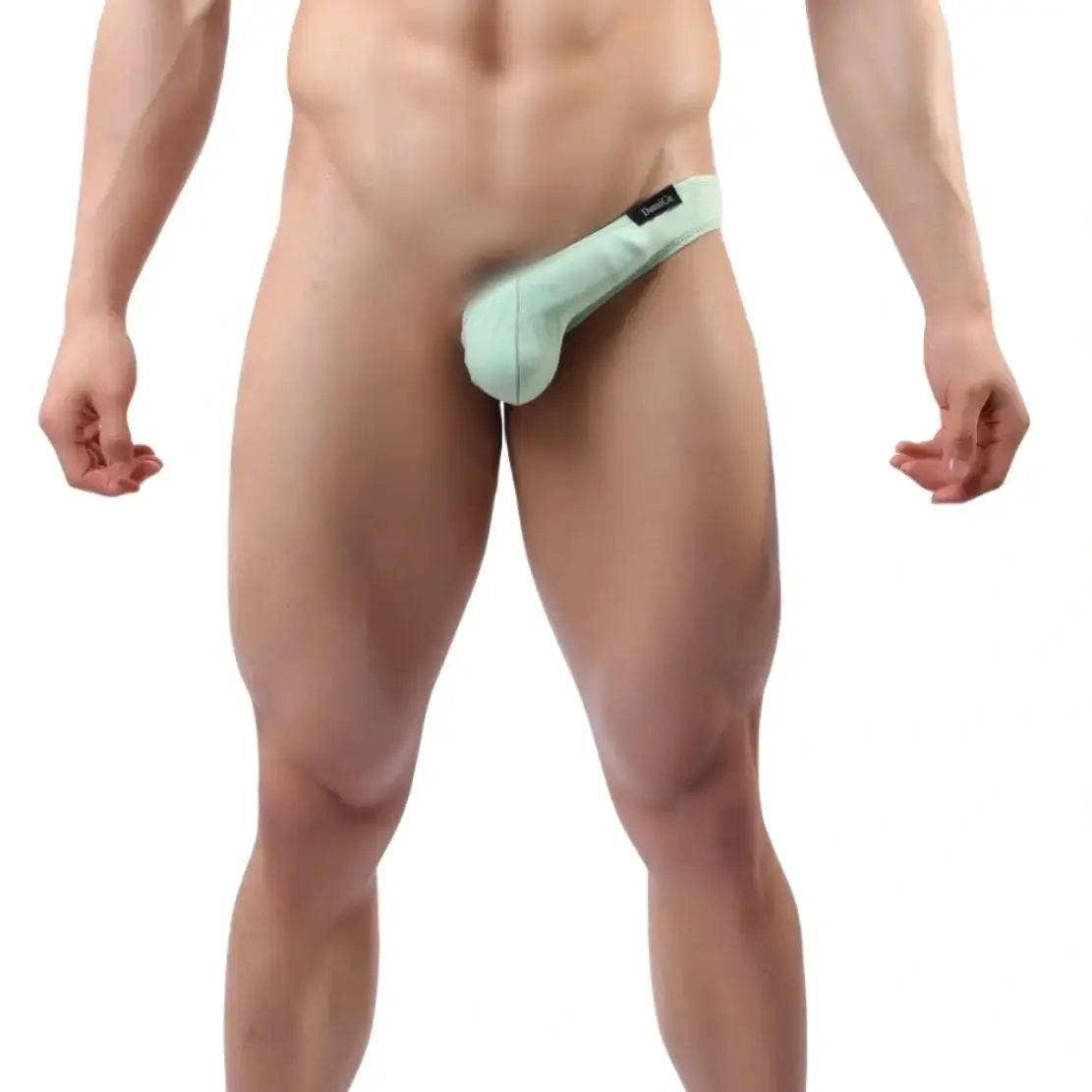 DomiGe - Wholesale Underwear - Men's - Men's Cotton Thong with Side Personality Strap - Bold and Seductive Design Male Sexy Lingeries15