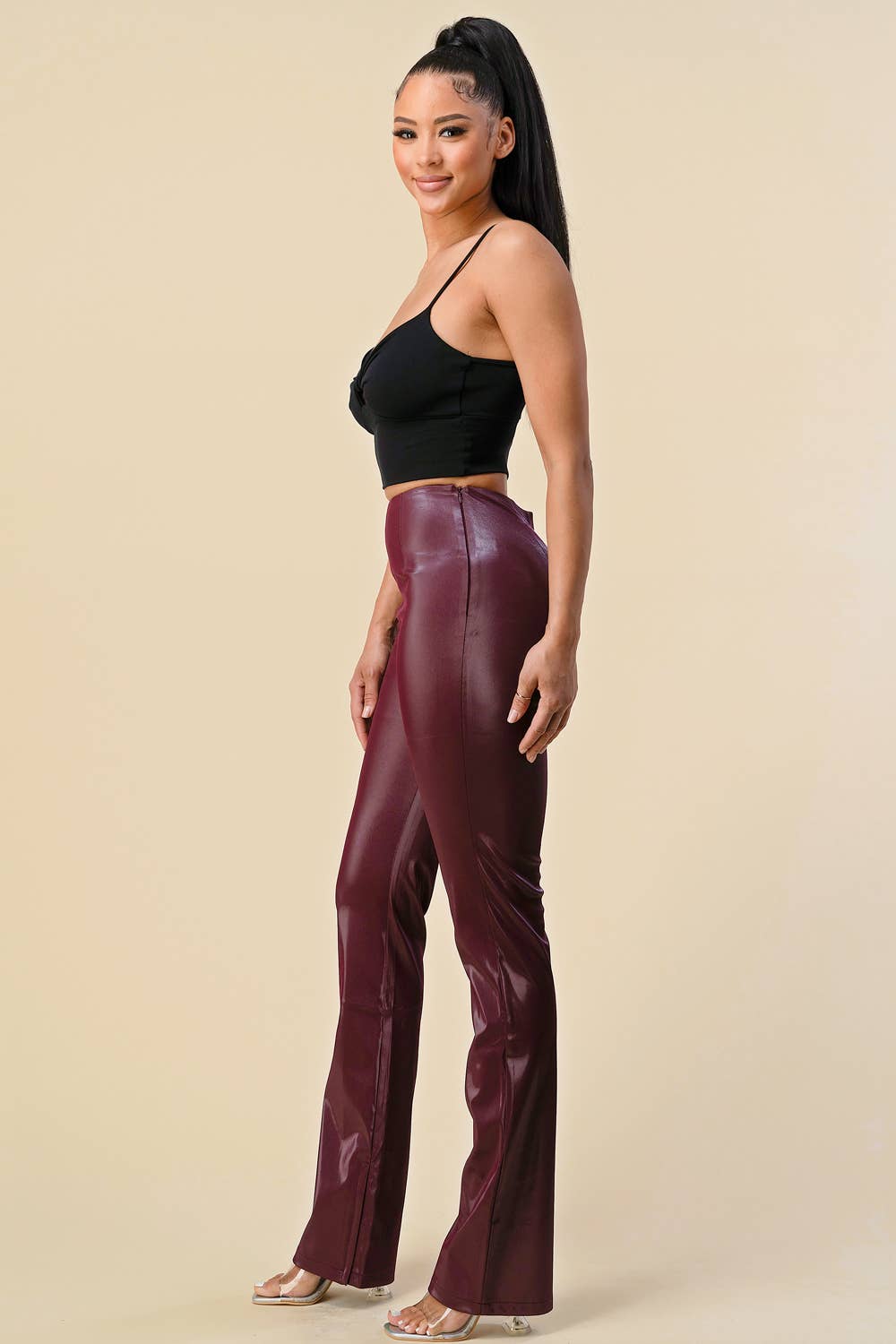 The Sang - Wholesale Broek - Dames - SP43080521 - BROEK VAN IMITATIELEER18
