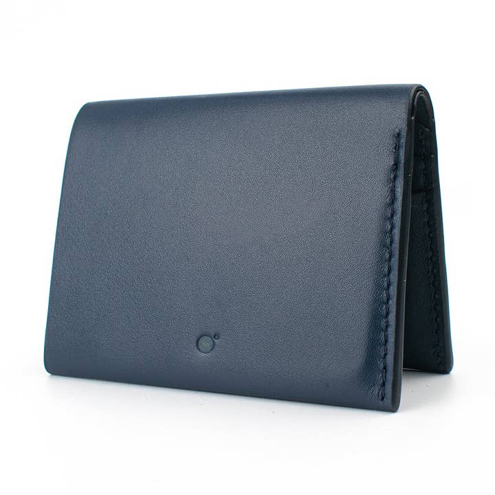 Navy Blue Bifold Wallet for wholesale by godi.