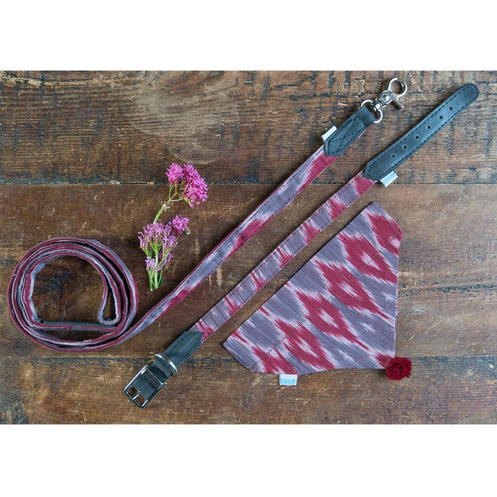 ADD Maroon Dog Lead for wholesale by Koko Collective