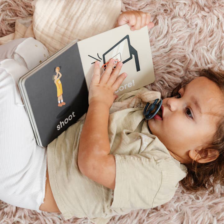 Left Hand Book House - Wholesale Baby & Toddler Book (0-2) - Basketball Baby- Board Book7