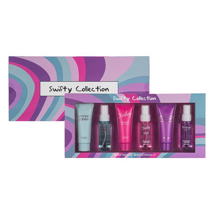 Women's 6pc Set SWIFTY COLLECTION Body Mist & Lotion for wholesale by Deluxe Import Trading