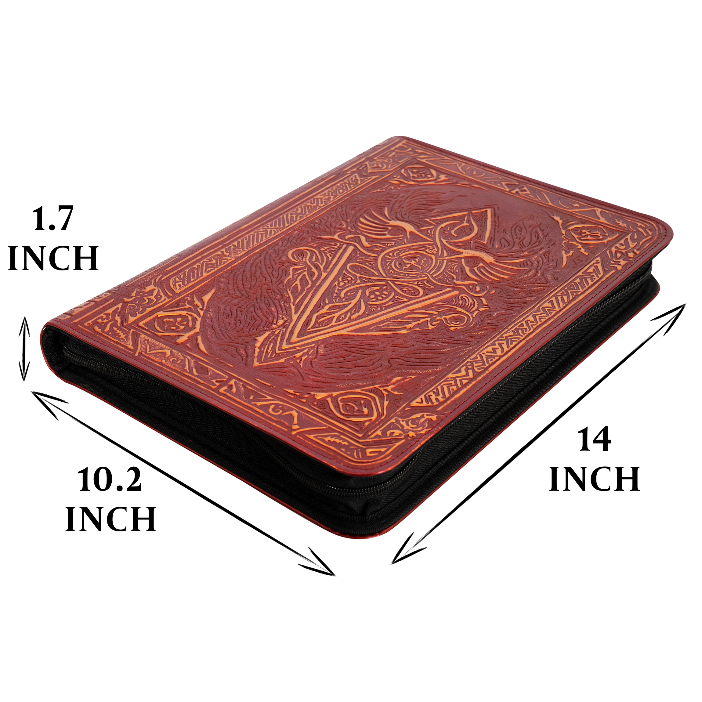 QMDirect - Wholesale Card Game - TCG Faux-Leather Trading Card Binder - Red3