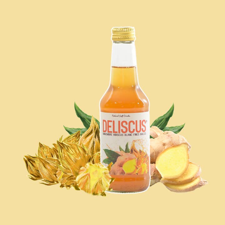 JENGIBRE BLANCO DE HIBISCO DELISCUS® Y BURBUJAS FINAS 75 CLCL para venta al por mayor de DELISCUS