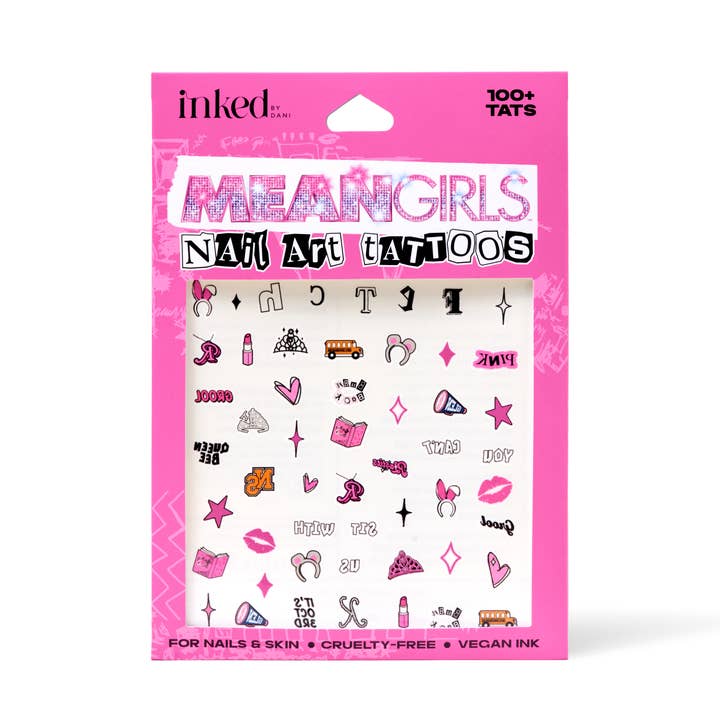 INKED by Dani x Mean Girls: Fetch Nail Art for wholesale by INKED by Dani
