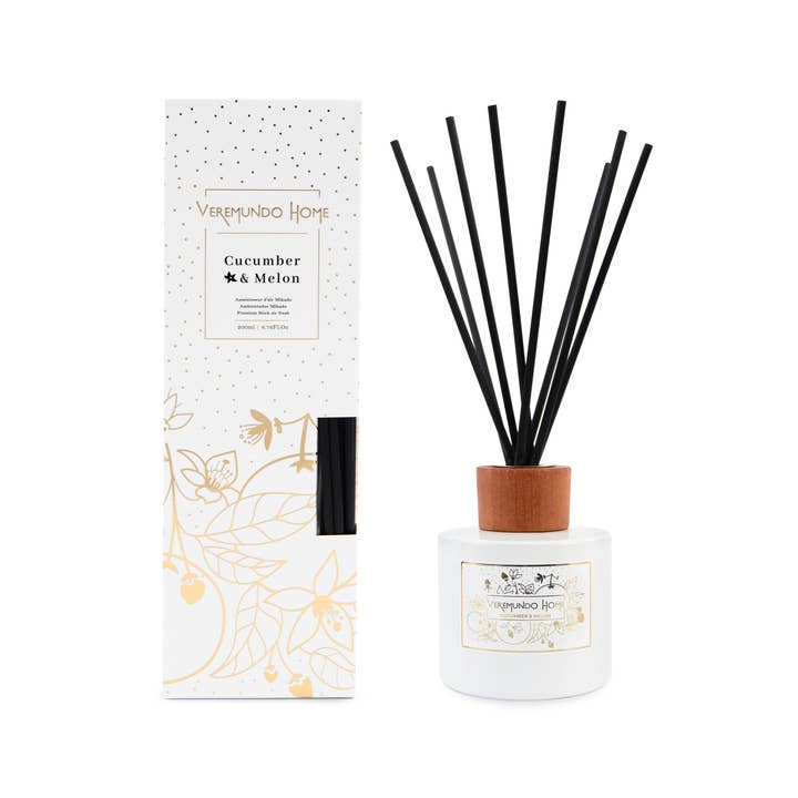 Veremundo Home - Vendita all'ingrosso Diffusori a lamella - Diffusore Aromatico Parigi 200 ML - Design Bianco1