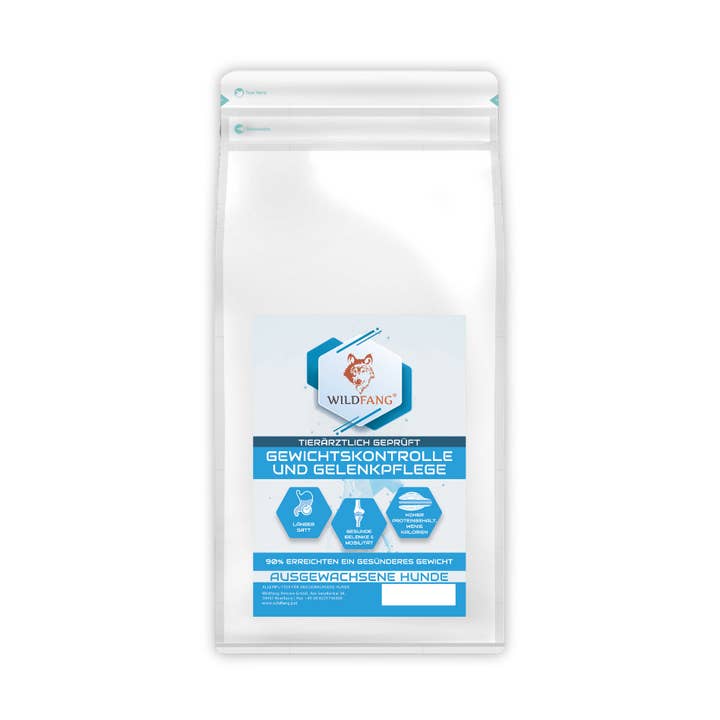 VetLine dry food with peptides for dogs - weight control and joint care for wholesale by WILDFANG