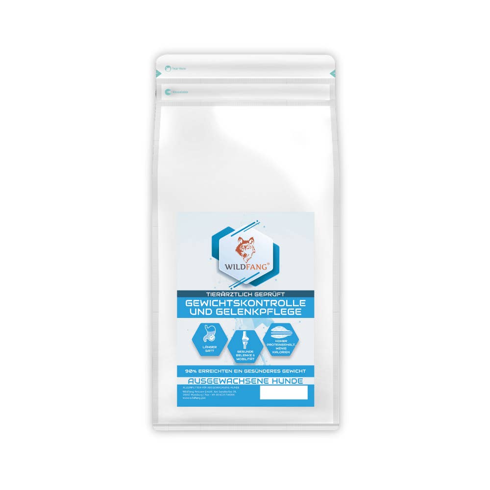 WILDFANG - Vente Nourriture – chien - VetLine croquettes avec peptides pour chiens - Contrôle du poids et soin des articulations