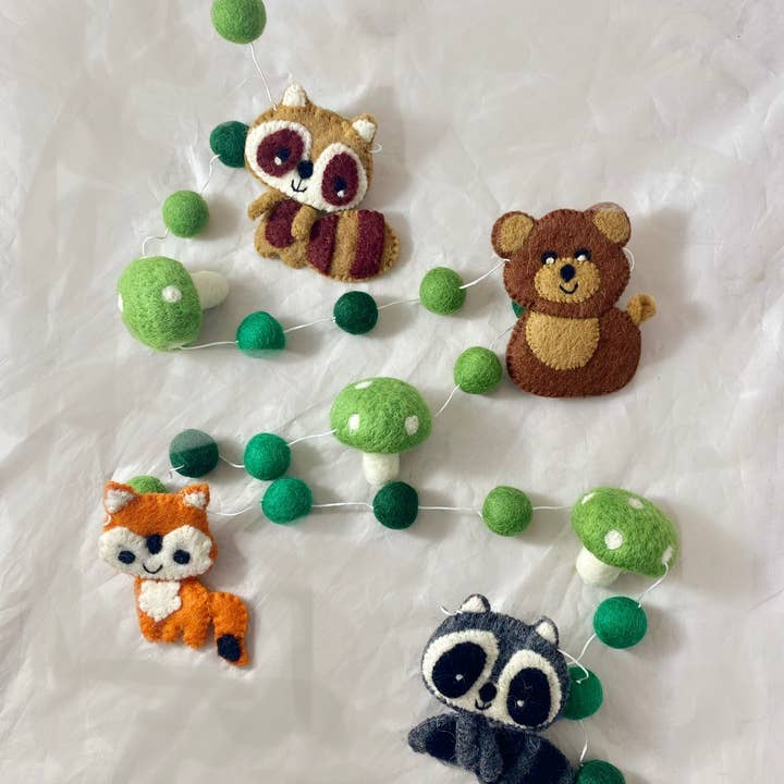 Ganesh Himal Trading - Wholesale Bunting/Garland - Felt Forest Animal Garland5