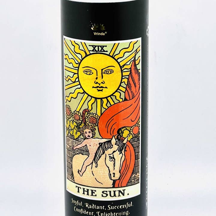Vrinda - Wholesale Votive Candle - The Sun Tarot Candle 0