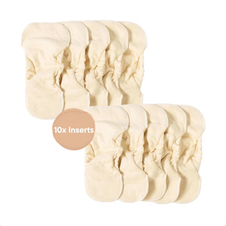 Insertos de Cáñamo para Pañales Reutilizables | Recién Nacido 10 unidades para venta al por mayor de Bare and Boho