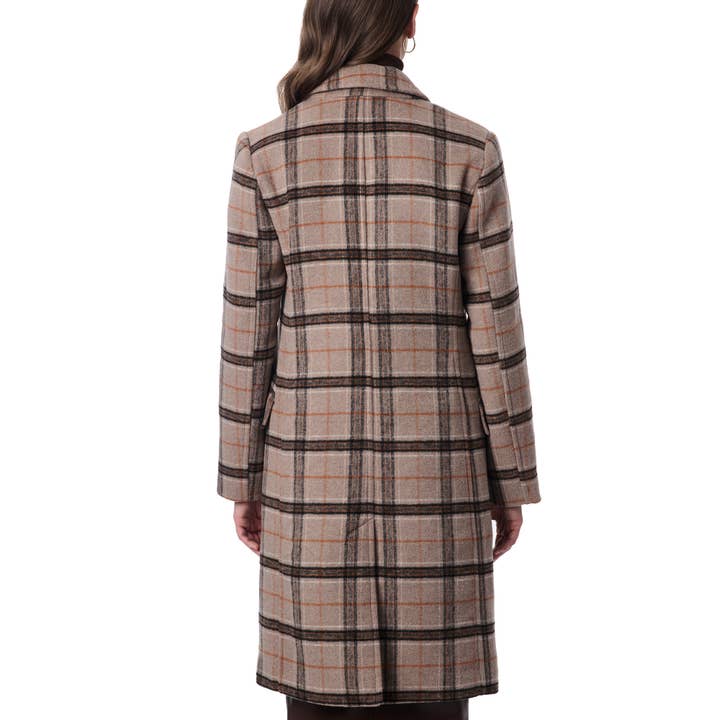 Bernardo - Wholesale Coat - Women's - Plaid Wool Coat