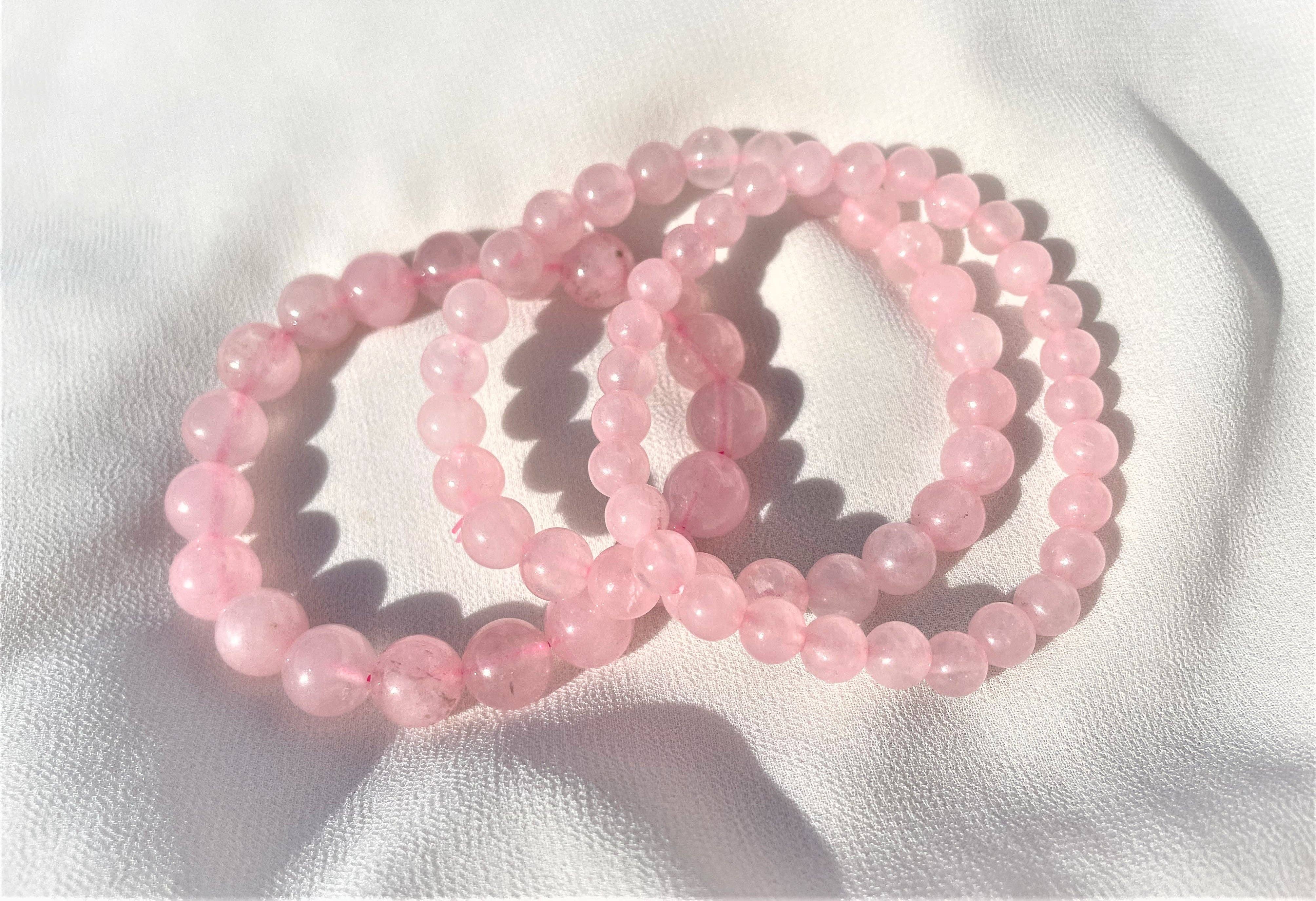 Mademoiselle Moana - Wholesale Beaded Bracelet - PINK QUARTZ BRACELET - Love/Serenity6