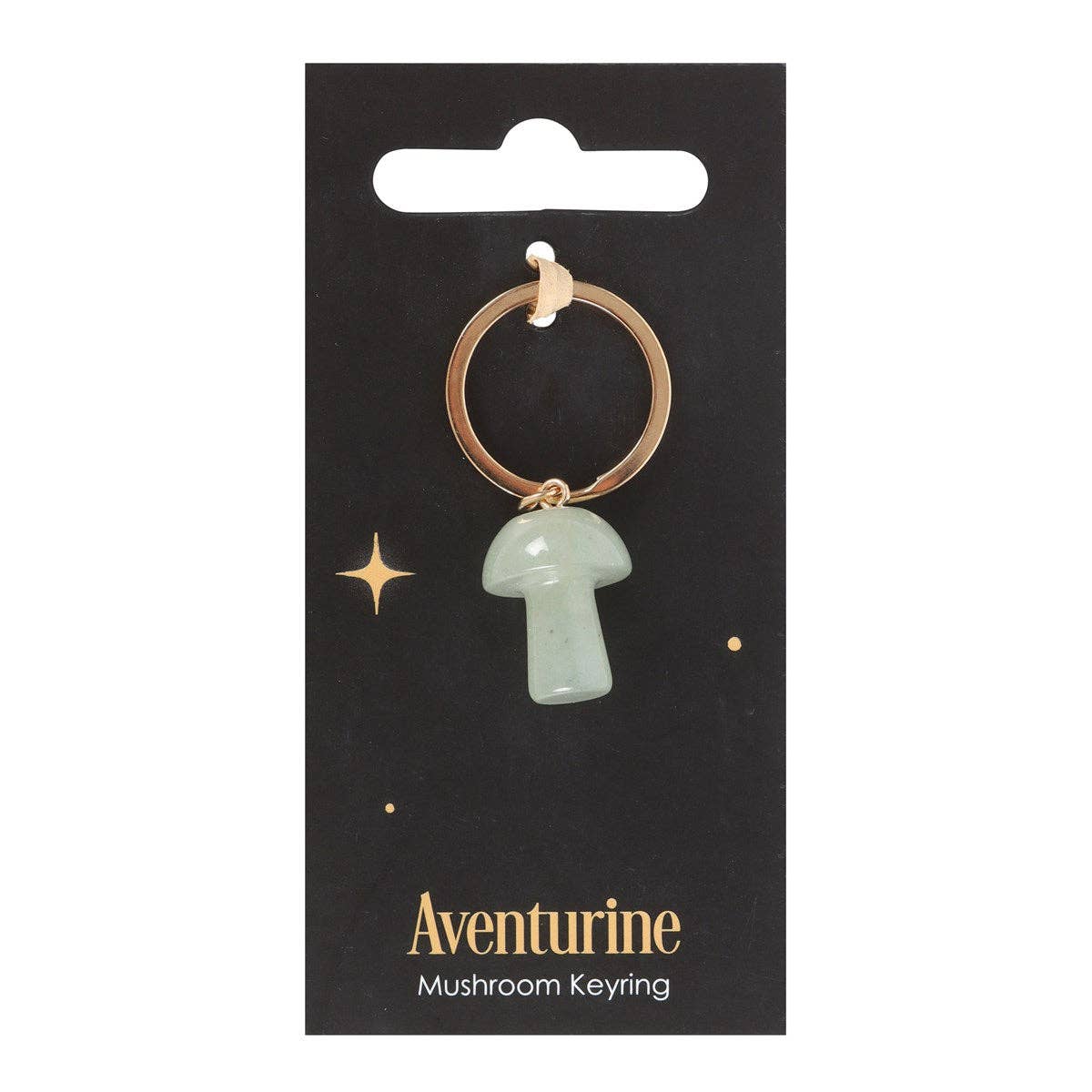 Something Different Wholesale - Wholesale Keychain - Unisex - Aventurine Crystal Mushroom Keyring1