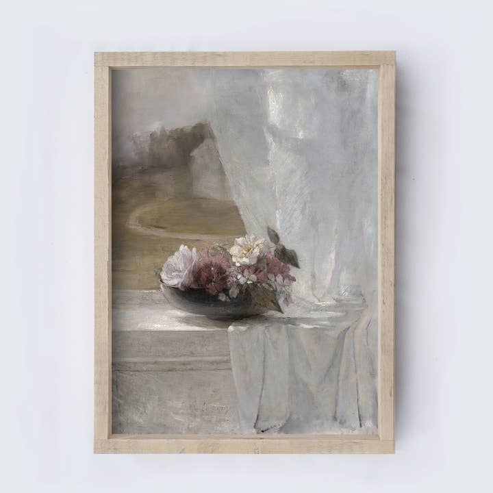 Vintage Wall Art Framed | Flower Wall Art A188 for wholesale by Hoekstra Decor